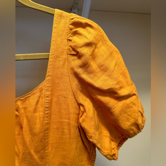 Madewell Maisie linen mini dress with pockets size 2 - Picture 5 of 10